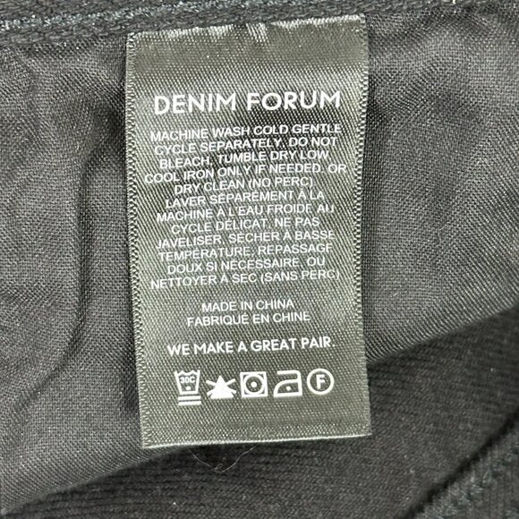 Denim Forum Joni High Rise Loose Jeans Black - Picture 9 of 11